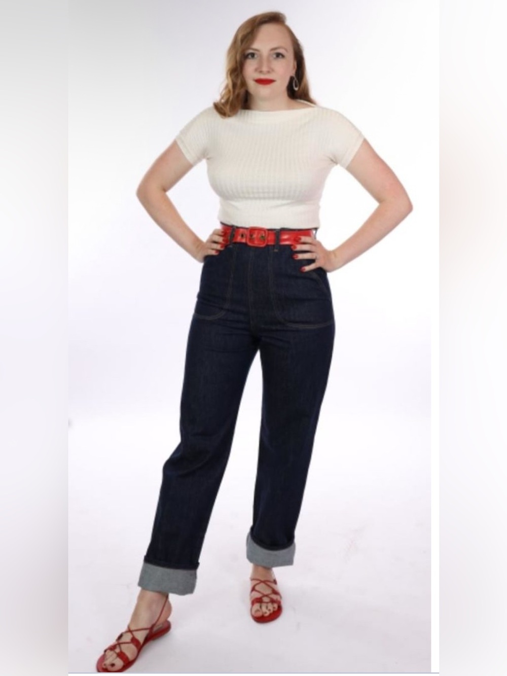Freddies of Pinewood Classic Jeans 42R
1950s Vintage Style Denim Rockabilly XXL